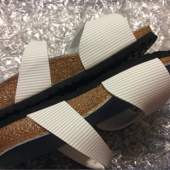 BIRKI'S BY BIRKENSTOCK MARTINA NARVIC STRIPES SOFT BLUE - Picture 5 of 8